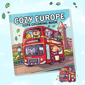 Comfortable Life Coloring Book to Stimulate Youth Creativity and Relax the Best Choice for Vacation